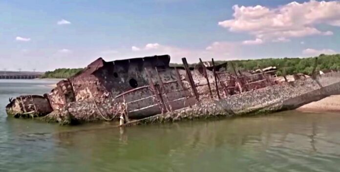 Prahovo Nizak Nivo Dunava Otkrio Nema Ke Ratne Brodove Iz Drugog